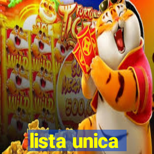 lista unica